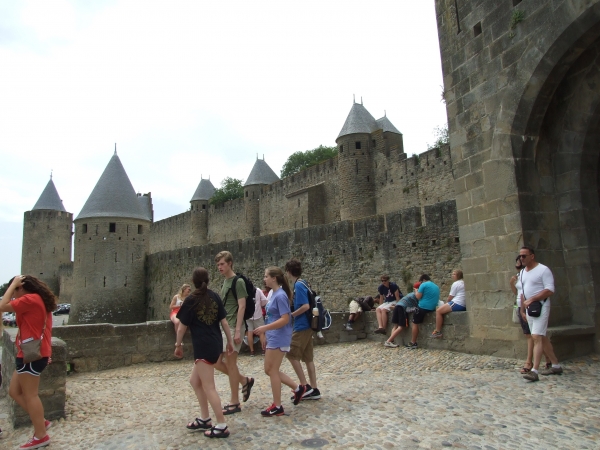 Zdjęcie z Hiszpanii - mury Carcassonne