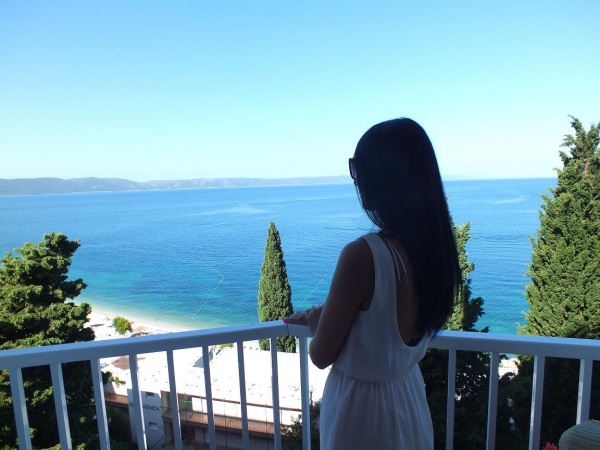 Zdjęcie z Chorwacji - Widok z balkonu