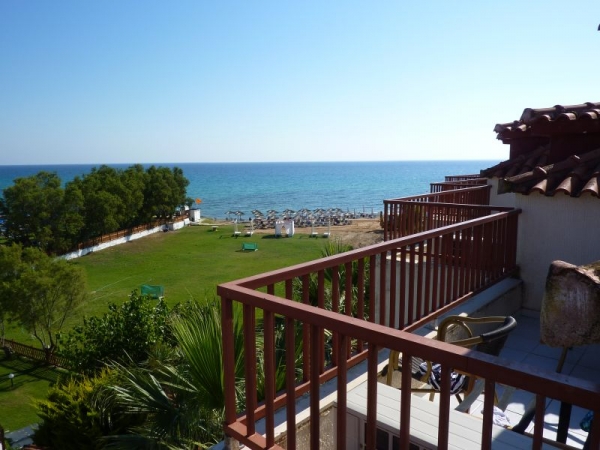 Zdjęcie z Grecji - Hotel Caravel - widok na morze