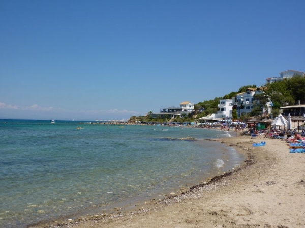 Zdjęcie z Grecji - Plaża przy Hotelu Caravel