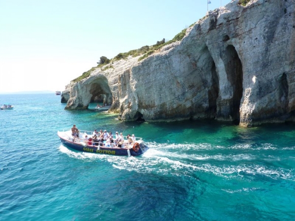 Zdjęcie z Grecji - Błękitne Jaskinie na Zakynthos
