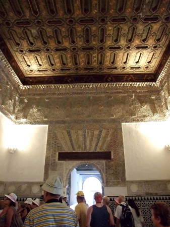 Zdjęcie z Hiszpanii - zdobione sufity
