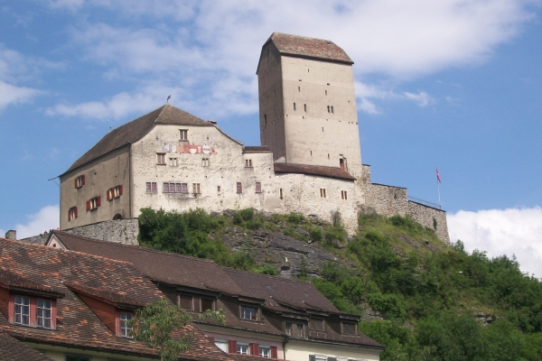 Zdjęcie z Lichtensteinu - zamek w Sargans