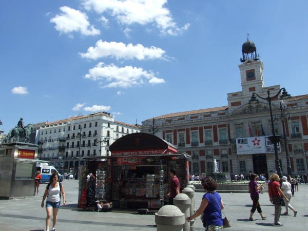 Zdjęcie z Hiszpanii - plac Puerta del Sol