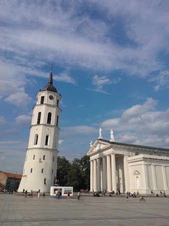 Zdjęcie z Litwy - Plac Katedralny - Wilno