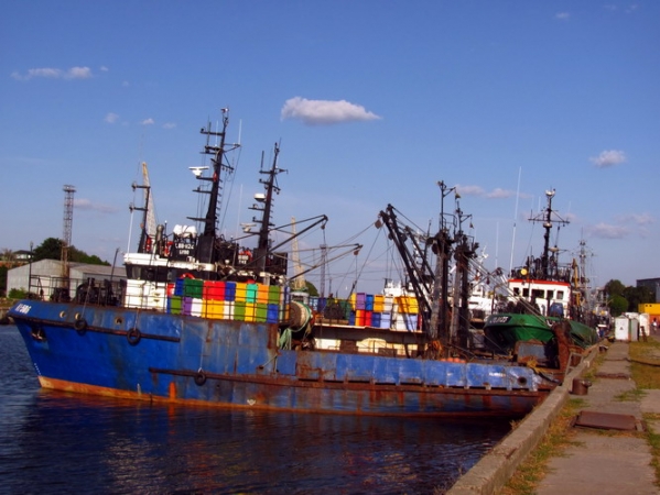 Zdjęcie z Łotwy - Lipawa - port i promenada.