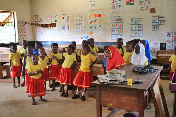 Zdjęcie z Kenii - W szkole podstawowej