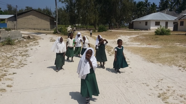 Zdjęcie z Tanzanii - Dzieci wracające ze szkoły.