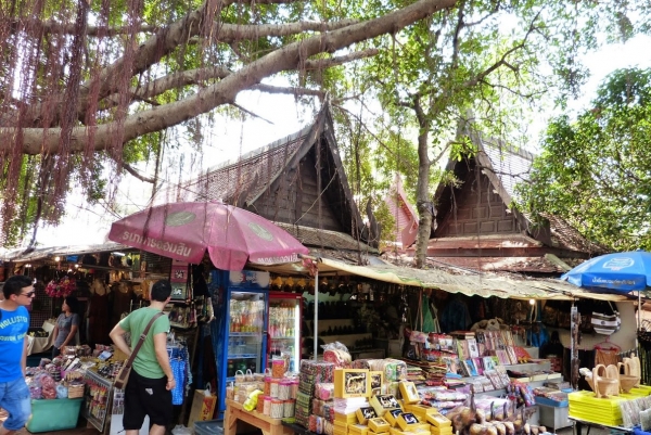 Zdjęcie z Tajlandii - bazar w Ayutthaya