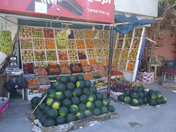 Zdjęcie z Egiptu - warzywa owoce