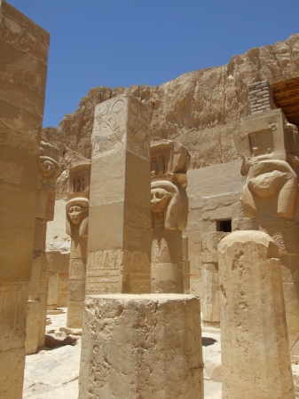 Zdjęcie z Egiptu - bogini Hathor