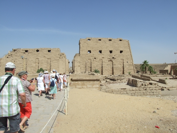 Zdjęcie z Egiptu - świątynia w Karnaku