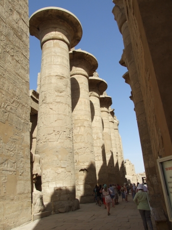 Zdjęcie z Egiptu - kolumny Karnaku