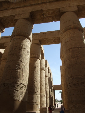 Zdjęcie z Egiptu - kolumny Karnaku