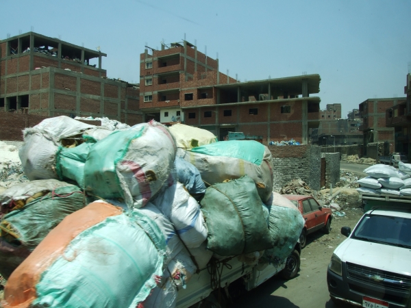 Zdjęcie z Egiptu - miasto śmieci