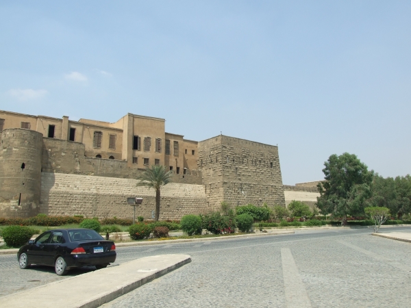 Zdjęcie z Egiptu - mury cytadeli