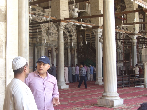Zdjęcie z Egiptu - w meczecie