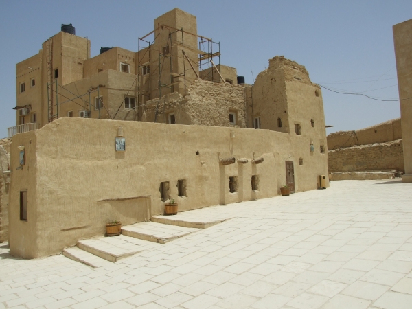 Zdjęcie z Egiptu - zabudowania klasztorne