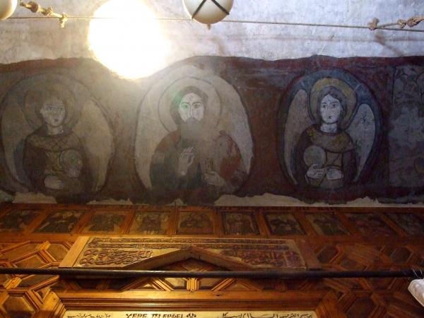 Zdjęcie z Egiptu - stare freski