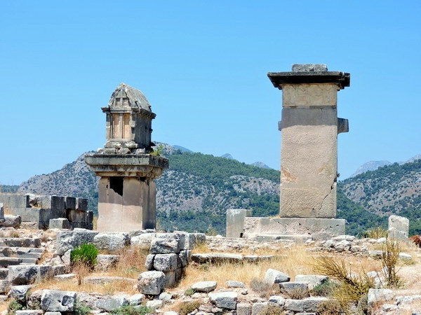 Zdjęcie z Turcji - Ksantos - cenne grobowce