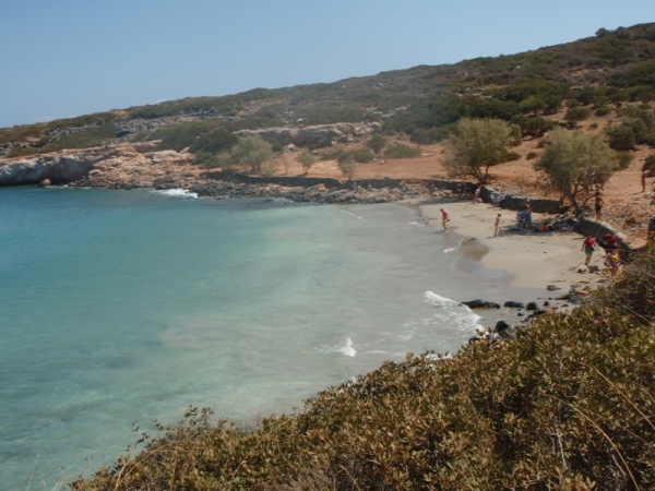 Zdjęcie z Grecji - Zatoka Mirambello - plaża
