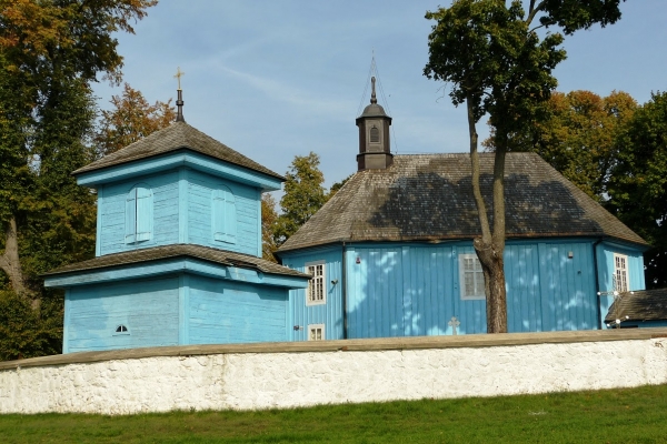 Zdjęcie z Polski - chyba najbardziej urzekają tu właśnie te niebieskie cerkiewki 