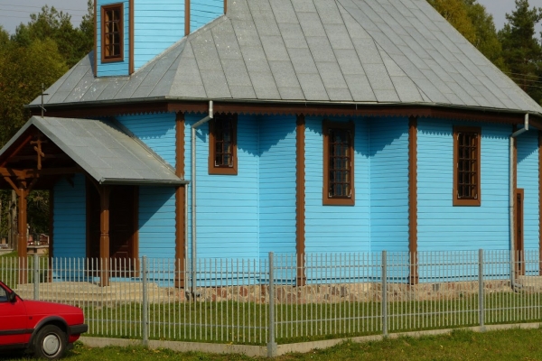 Zdjęcie z Polski - wioska Szastały; cerkiewka jest dość nowa; tym razem to żaden zabytek