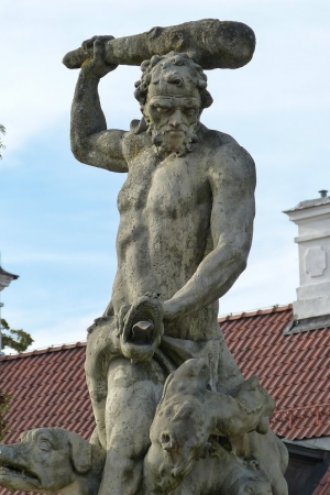 Zdjęcie z Polski - rzeźby w ogrodzie Pałacu Branickich