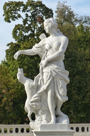 Zdjęcie z Polski - rzeźby w ogrodzie Pałacu Branickich