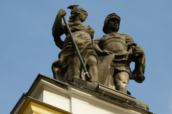 Zdjęcie z Polski - fragment rzeźb pałacu Branickich