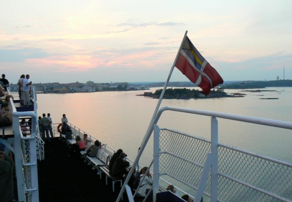 Zdjęcie ze Szwecji - Wypływamy z Karlskrony