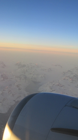 Zdjęcie z Meksyku - Grenlandia z samolotu