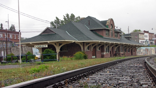 Zdjęcie z Kanady - Stacja kolejowa w Cobalt, Ontario-obecnie muzeum