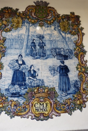 Zdjęcie z Portugalii - azulejos w hali Mercado