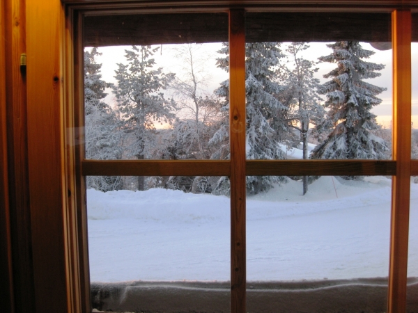 Zdjęcie z Finlandii - widok z okna