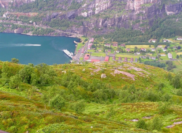 Zdjęcie z Norwegii - Lysebotn