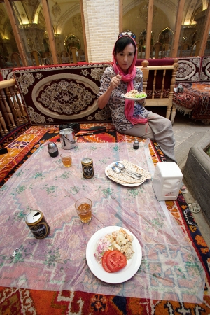Zdjęcie z Iranu - W restauracji