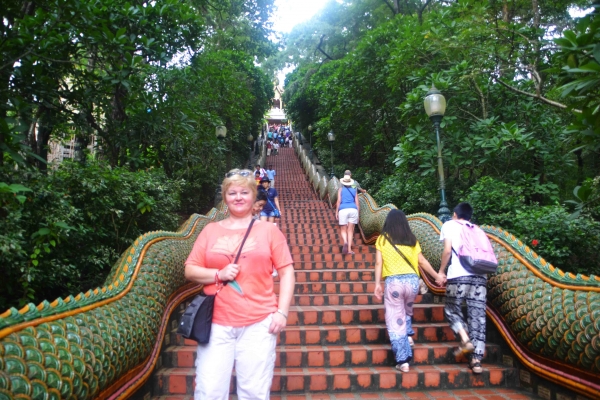 Zdjęcie z Tajlandii - Schody do Wat Phra That Doi Suthep