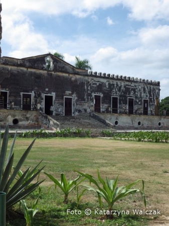 Zdjęcie z Meksyku - Główny budynek hacjendy- a w zasadzie to co po nim pozostało
