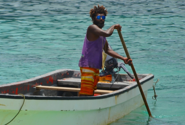Zdjęcie z Vanuatu - Rasta tubylec :) 
