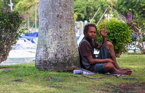 Zdjęcie z Nowej Kaledonii - Peace brother, a raczej  paix frère :)))