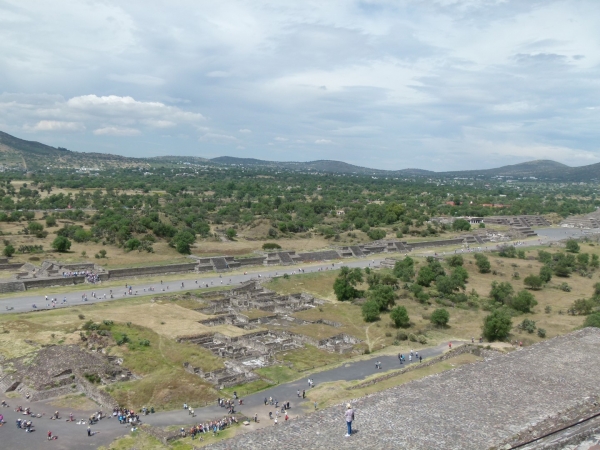 Zdjęcie z Meksyku - Teotihuacan i Piramida Slonca