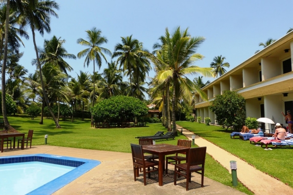 Zdjęcie ze Sri Lanki - bardzo przyjemny hotelik w sam raz na odpoczynek po podróży