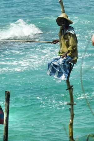 Zdjęcie ze Sri Lanki - Pan rybak :)