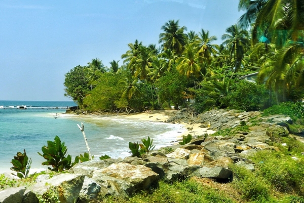 Zdjęcie ze Sri Lanki - plaża w Merissa