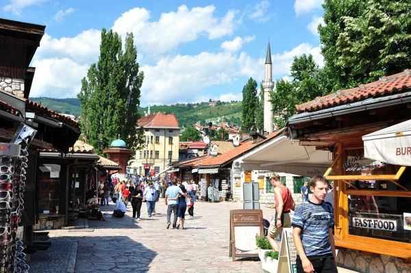 Zdjęcie z Bośni i Hercegowiny - centrum Sarajewa