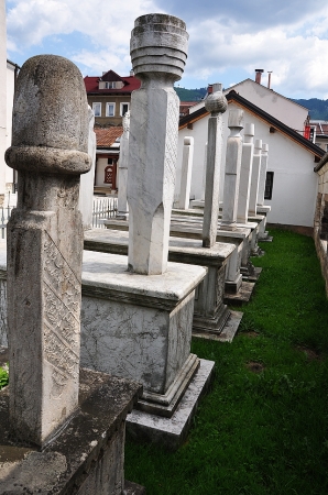 Zdjęcie z Bośni i Hercegowiny - cmentarz w Mostarze