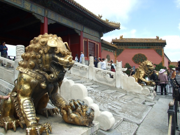Zdjęcie z Chińskiej Republiki Ludowej - chińskie lwy