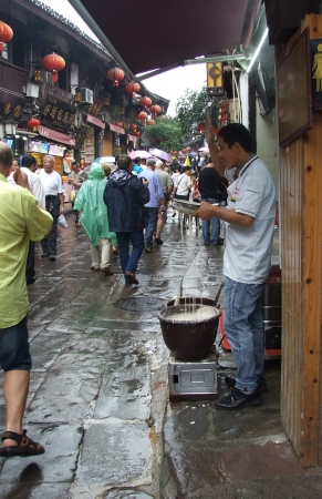 Zdjęcie z Chińskiej Republiki Ludowej - jakiś ryżowy kleik