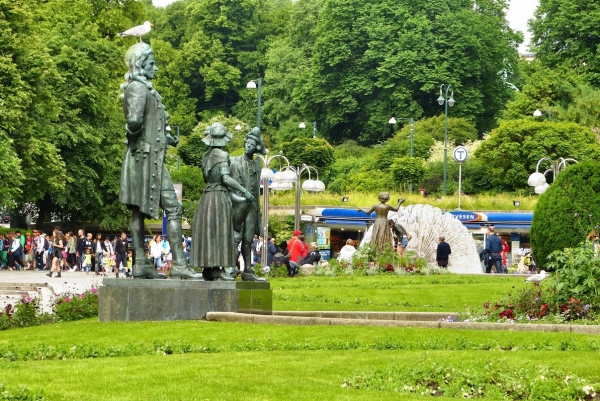 Zdjęcie z Norwegii - w parku miejskim w centrum Oslo